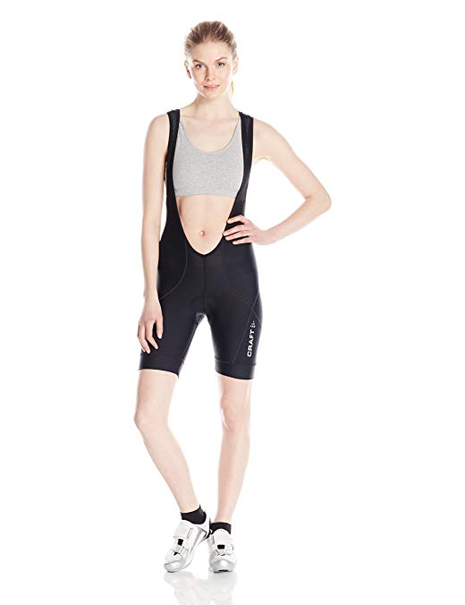Craft Sportswear Women's Move Bib Bike Cycling Chamois Pad Shorts: protective/riding/compression/cooling