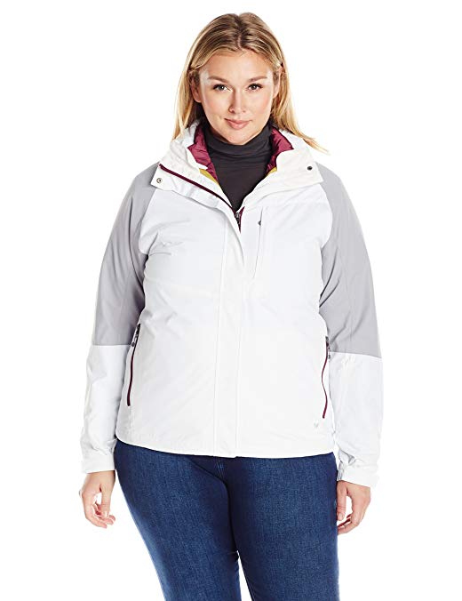 White Sierra Women's Plus Size Trifecta Jacket