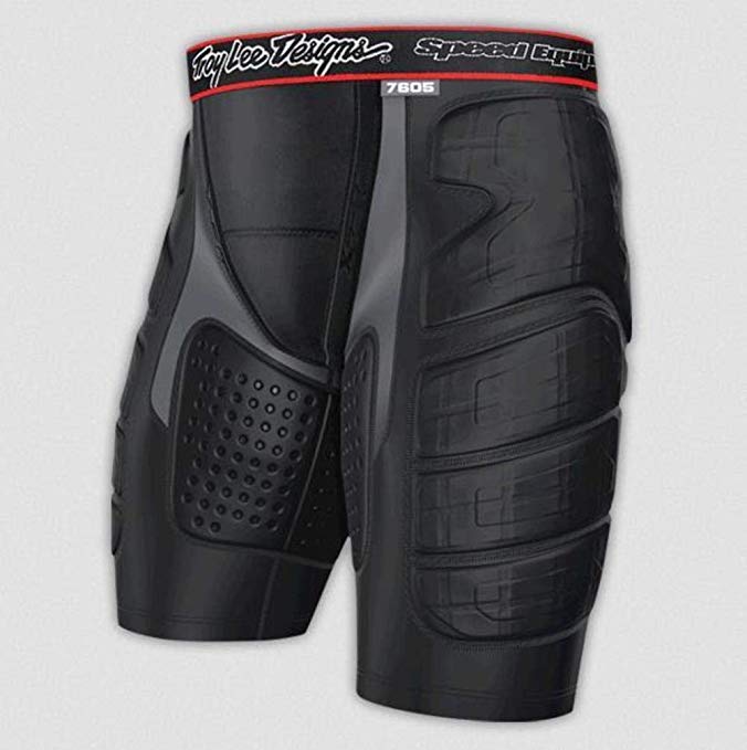 Troy Lee Designs BP 7605 Shorts Adult Undergarment MX/Off-Road/Dirt Bike Motorcycle Body Armor - Black / Small