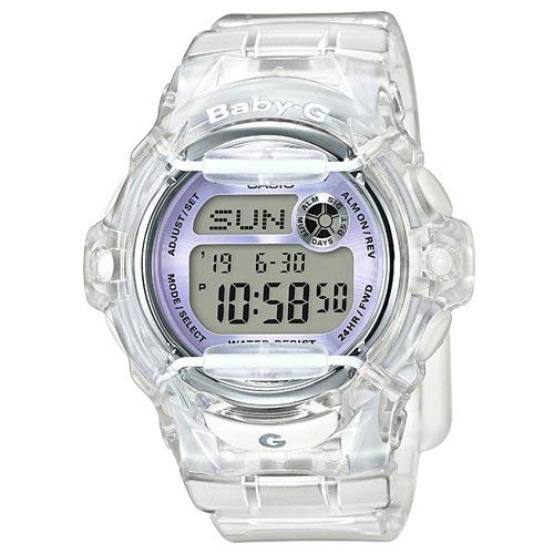 Casio Baby-G BG169R-7E Semi-Transparent Women's Sports Watch (Purple/Clear)