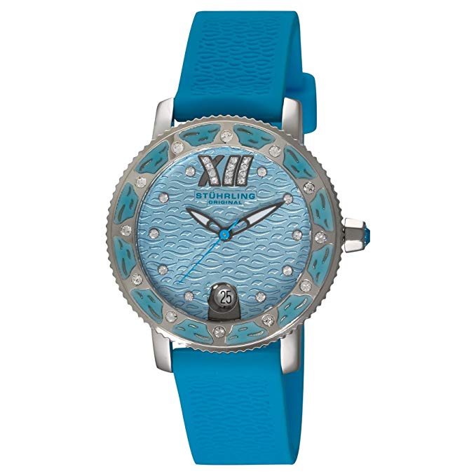 Stuhrling Original Women's 225R.1116I6 Nautical Regatta Marina Swarovski Crystal-Accented Watch