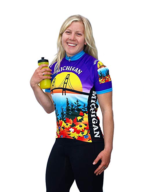 Free Spirit Wear Womens Michigan Cycling Jersey