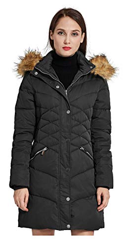 Orolay Women's Thickened Down Jacket Puffer Coat with Hood