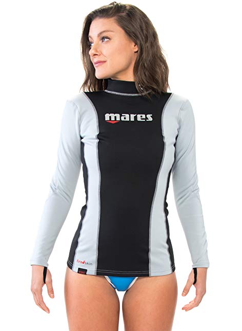 Mares Women's Fire Skin Long Sleeve Shirt Water Sport Protection Gear