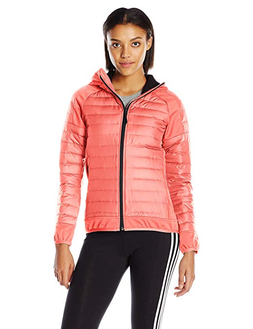 adidas outdoor Women's Hybrid Down Hooded Jacket