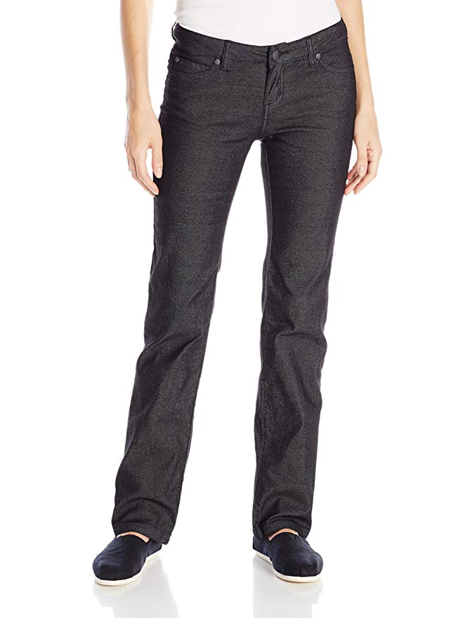 prAna Women's Regular Inseam Jada Organic Jeans, Size 6, Black